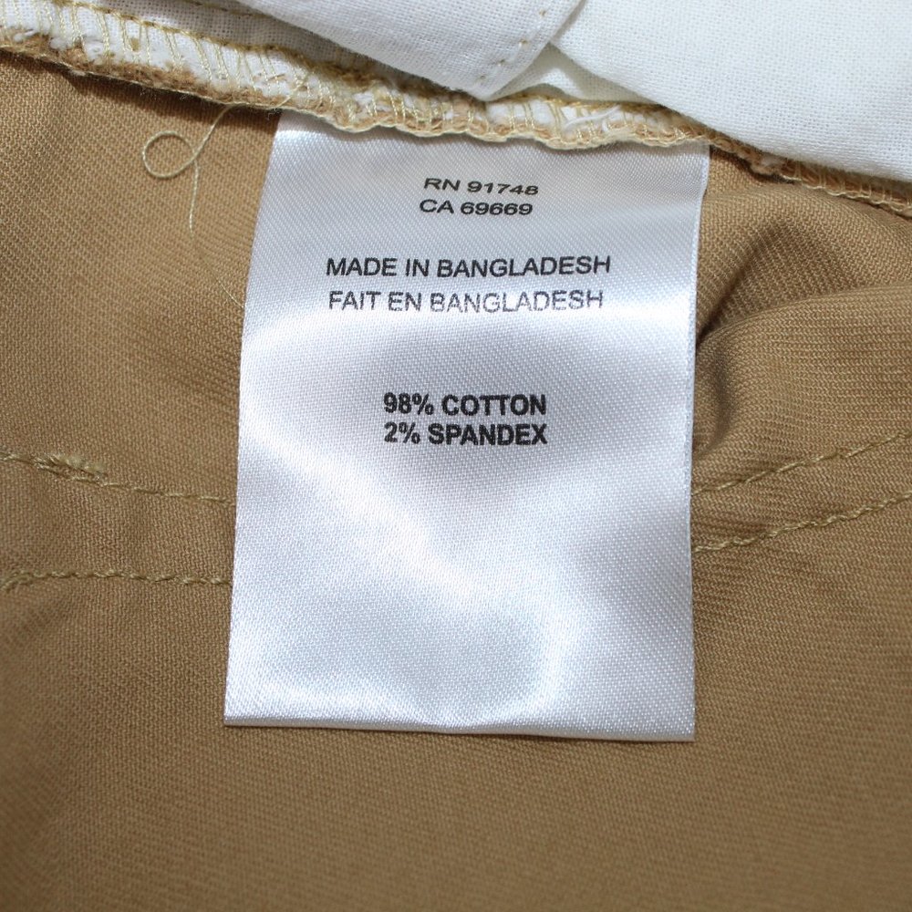 Bauer Chip Foster Slim Hockey NWT Men's 34 x 34 Khaki 5 Pocket Stretch Jeans - Picture 13 of 13